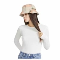 Steve Madden Logo Plate Brushed Bucket Hat,28-1/2″