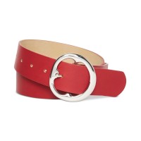 Steve Madden Single-Prong Buckle Textured Belt