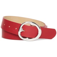 Steve Madden Textured Belt, wine, Small