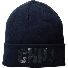Steve Madden Womens Chill Cuff Hat (Navy)