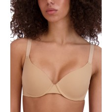 Steve Madden Women’s Demi Logo-Strap T-Shirt Bra, Praline, 32B