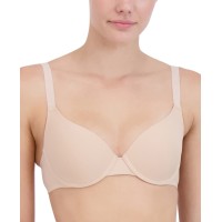 Steve Madden Women’s Demi Logo-Strap T-Shirt Bra, Rose Dust, 34D