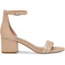  Womens Irenee Ankle Strap Dress Sandals, Tan, 5M