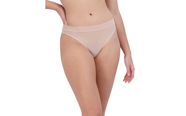  Women’s Mesh High-Leg Bikini Underwear, Rose Dust, Medium