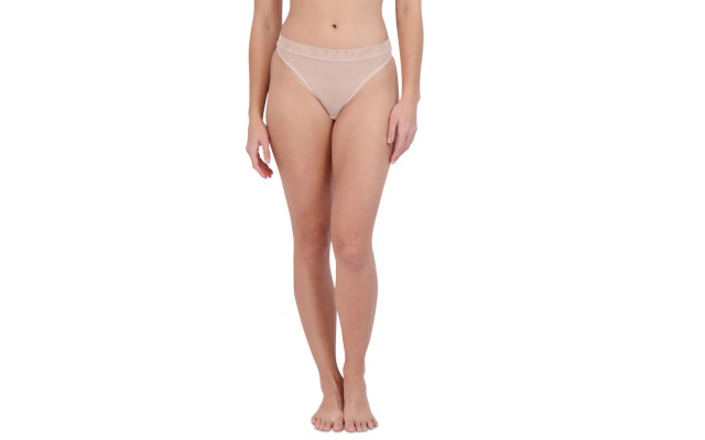  Women’s Mesh High-Leg Thong Underwear, Rose Dust, X-Large