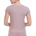  Women’s Ribbed Short-Sleeve Sleep Tee, Bark, XL