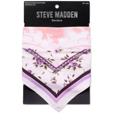 Steve Madden womens Steve Madden 2 Piece Pack Bandana, Pınk, One Size
