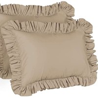 Stone Cottage Standard Ruffle Pillow Cover, Pack of 2