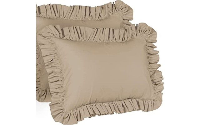  Standard Ruffle Pillow Cover, Pack of 2
