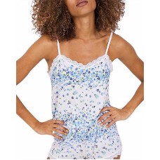 Stripe and Stare Periwinkle Floral Sleep Teddy, Blue, Medium