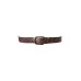 Style Co Chevron Stud Pant Belt, Brown, Small