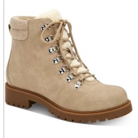 Style Co Maariah Lace-up Lug Sole Booti Taupe 7m