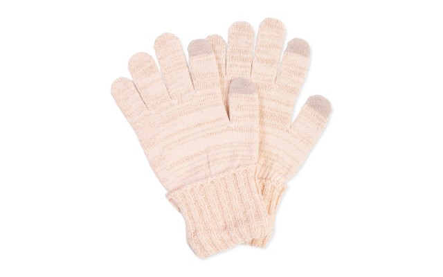 Style & Co Solid Shine Gloves, Beige, 8-1/2″L x 3-1/2″W