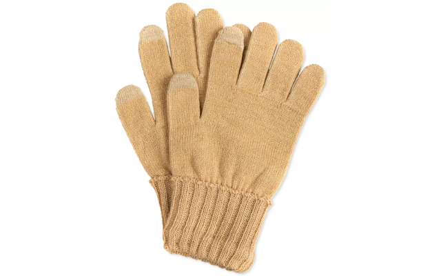 Style & Co Solid Shine Gloves, Beige,8-1/2″L x 3-1/2″W