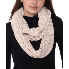 Style & Co Space-Dye Infinity Scarf, Beige, 30″ x 10”