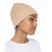 Style & Co Womens Solid Shine Cuff Beanie, 9″L x 8-1/2″W, Beige