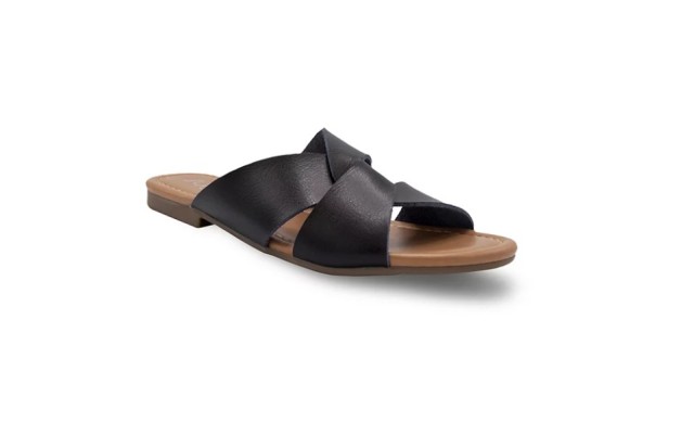  Women s Olena Sandal, Black, 10 M