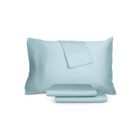 Sullivan 1400 Thread Count Pillowcase Pair, Blue, STANDARD