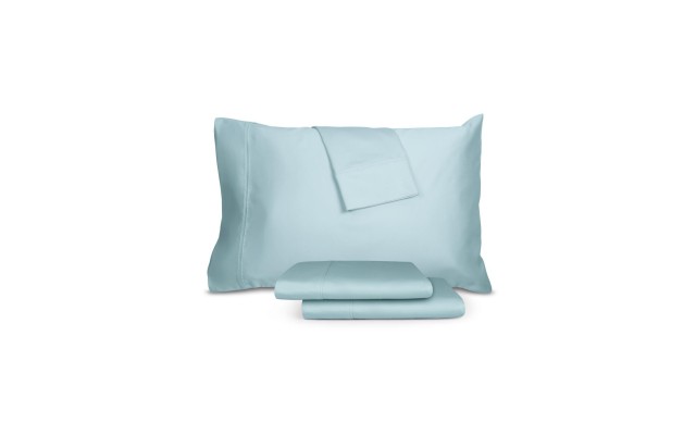 Sullivan 1400 Thread Count Pillowcase Pair, Blue, STANDARD