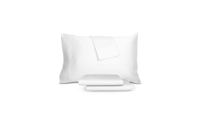Sullivan 1400 Thread Count Pillowcase Pair, White, STANDARD