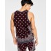  Men’s Bandana Varsity Tank Top, Red, S