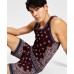  Men’s Bandana Varsity Tank Top, Red, S