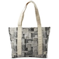 Sun + Stone Men’s Bandana Tote Bag, Grey