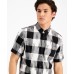  Mens Rex Shirt, White/Black, X-Large
