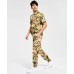  Men’s Trevor Camo-Dye Printed Pants, Beigekhaki, Small