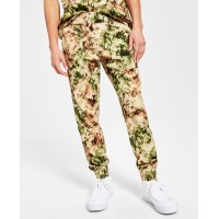 Sun + Stone Men’s Trevor Camo-Dye Printed Pants, Beigekhaki , XX-Large
