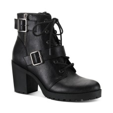 Sun + Stone Womens Ivvie Lug Sole Booties,Black, 7.5M