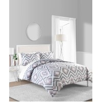 Sunham Baldwin 3-Pc. Reversible Full/Queen Comforter Set Bedding, White