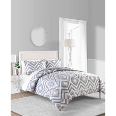 Sunham Baldwin 3-Pc. Reversible Full/Queen Comforter Set Bedding, White
