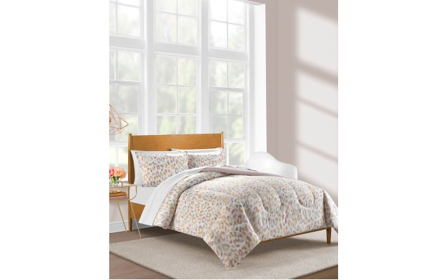  heetah 3-Pc. Full/Queen Comforter Set, Multicolor