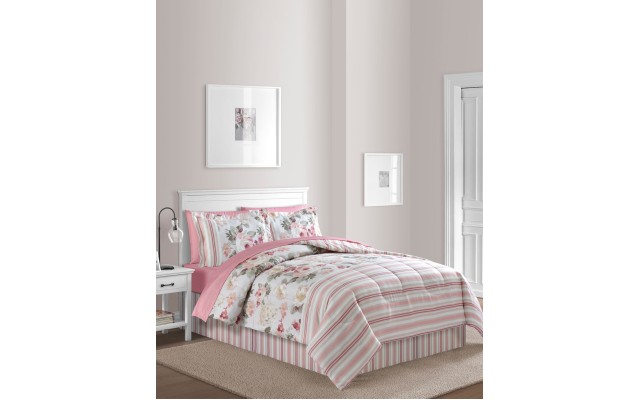  Irene 8-Pc. Reversible Full Comforter Set Bedding