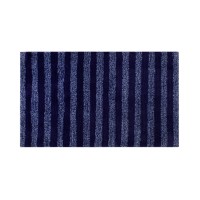 Sunham Modeira Stripe 21″ x 34″ Bath Rug, Navy