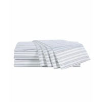Sunham Wellbeing 300 Thread Count 6 Pc. Sheet Set with Silvadur Antimicrobial Treatment, Gray, Queen