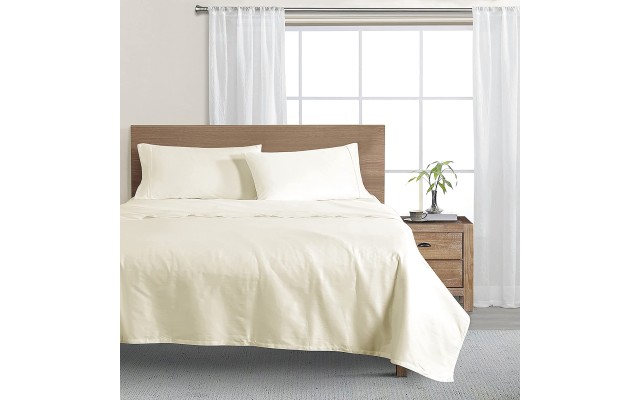  Wellbeing Oxywash Solid 300 Thread Count Sheet Set