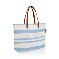 Sunnylife Dolce Classic Luxe Mesh Beach Bag, Blue