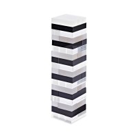 Sunnylife Limited Edition Whiskey Noir Lucite Jumbling Tower