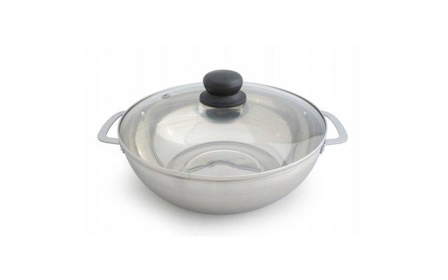  HK-4200B Stainless Steel Pot with Glass Lid - 3.5 Lt.