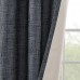  Maya 50″ x 84″ Printed Heathered Blackout Window Panel, Navy
