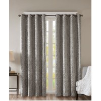 SUNSMART Mirage Damask Total Blackout Window Panel, 50″ x 84″