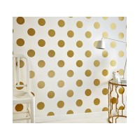 Superfresco Easy Gold Metallic Dotty Wallpaper, 20″ x 33′