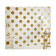 Superfresco Easy Gold Metallic Dotty Wallpaper, 20″ x 33′