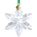  Annual Edition 2023 Ornament Clear Crystal Star with 97 Facets Gold
