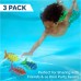  Fish Styx Kids Fish-Shaped Pool Diving Toys (3 Pack), Multicolor