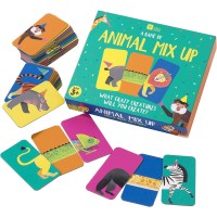 Talking Tables MIXUP Animal Mix Up Game, One, Multicolour