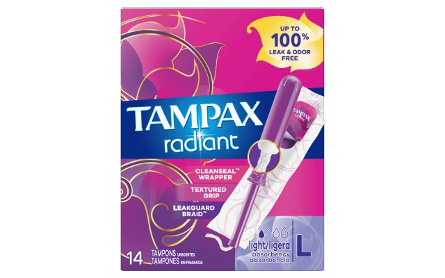  Tampons Plastic Applicator – Light, Unscented, 14 Ct