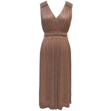 Taylor Womens Plus Size Smocked-Waist Midi Dress, Cedar Rose/18W